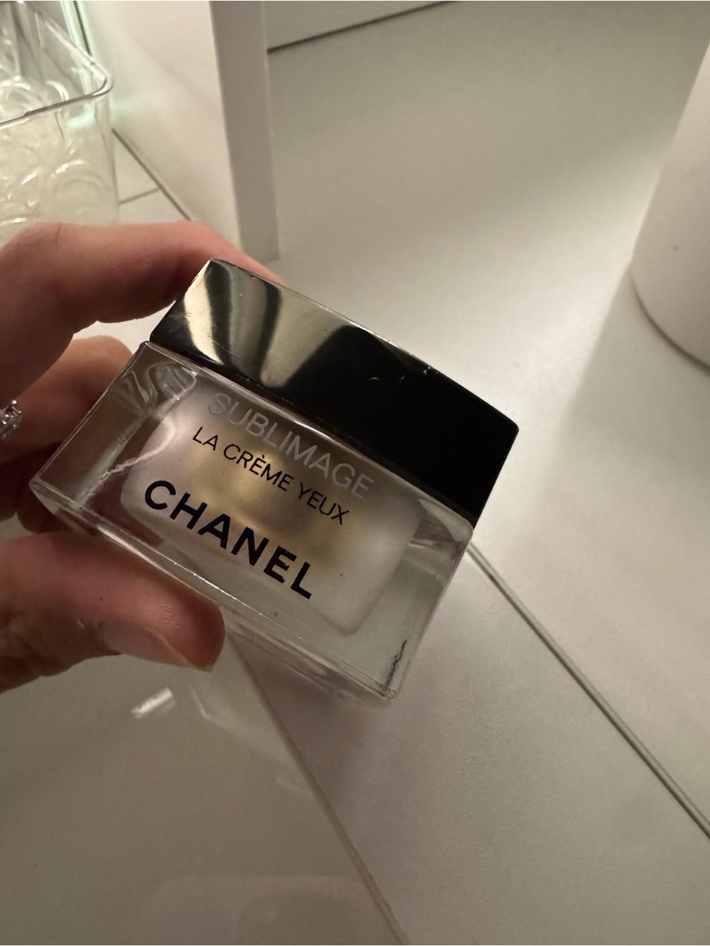 CHANEL Sublimage La Crème Yeux - Black & White Jar